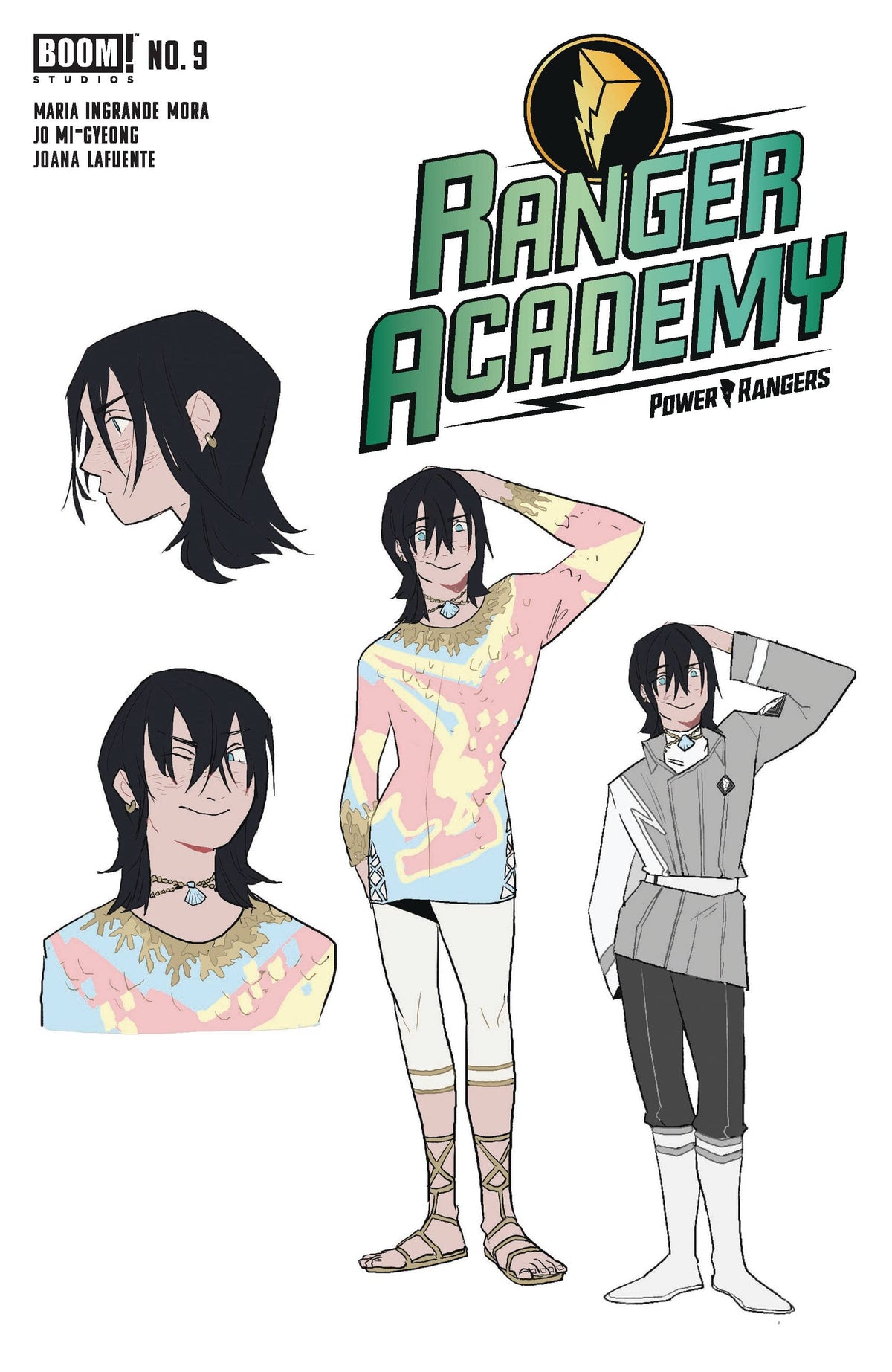 Boom! Studios Comic Books RANGER ACADEMY #9 CVR B CHARACTER DESIGN VAR MI-GYEONG (C: 1 84428401022109021 JUN240094