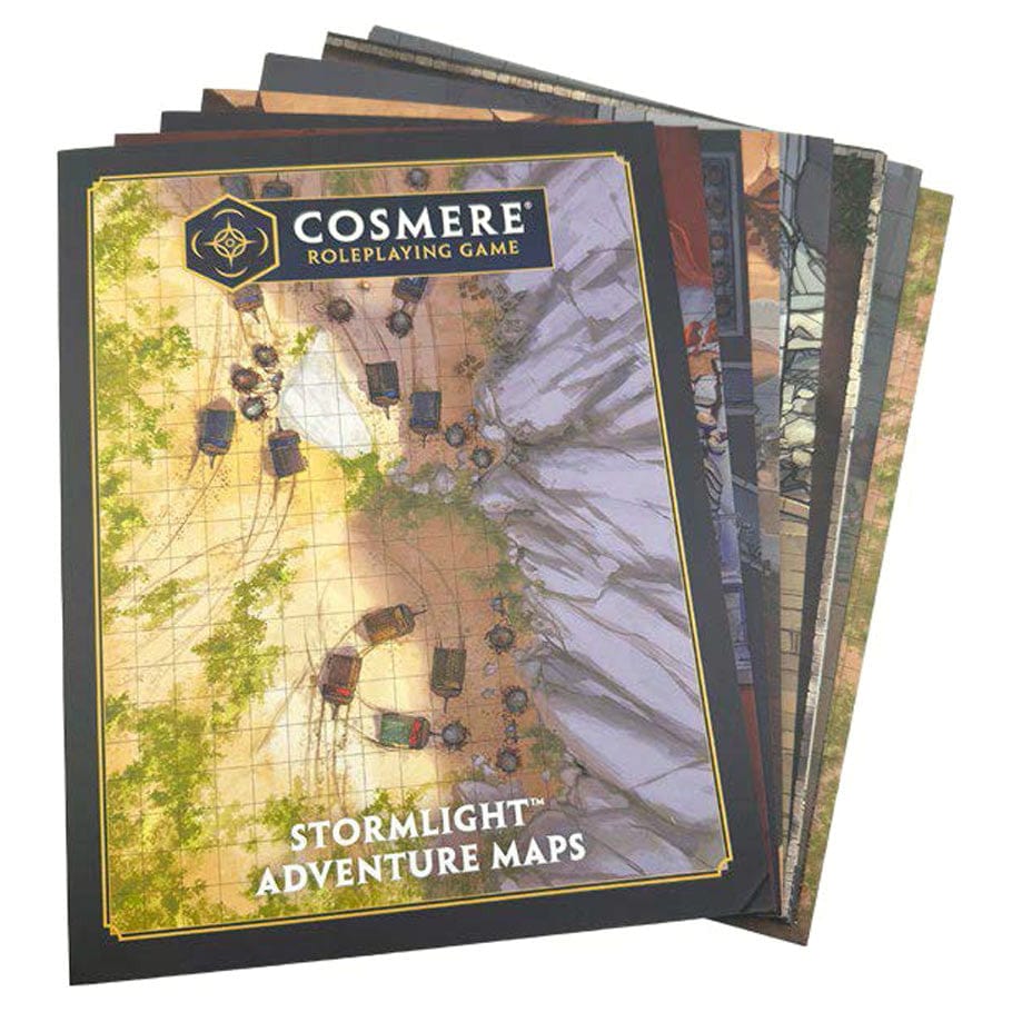Brotherwise Games Tabletop Games > Role-Playing Games > Accessories Cosmere RPG: Stormlight Map Pack 850068219117 BGM9117