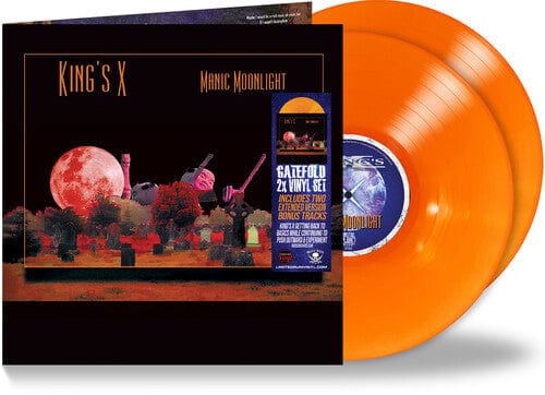 Brutal Planet Music > Vinyl Records King's X - Manic Moon [Orange] (Colored Vinyl, Orange, Limited Edition, Bonus Tracks, Remastered) 732131698282 BRUA1693.1