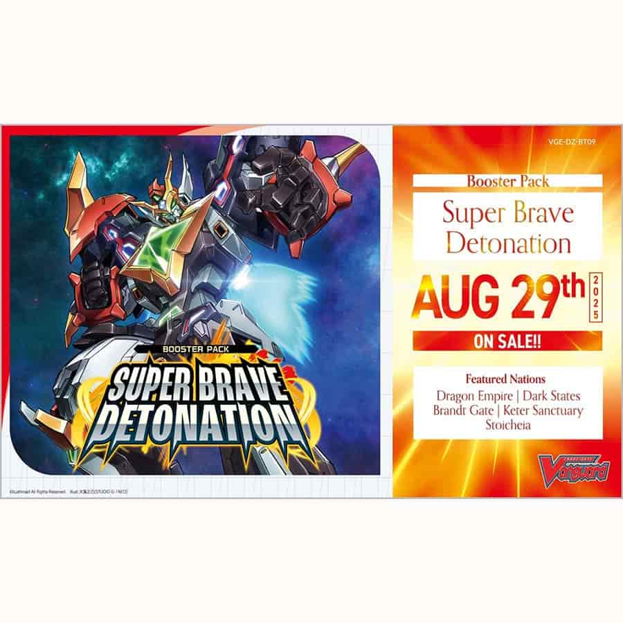 Bushiroad, Inc. Trading Card Games > Cardfight Vanguard CARDFIGHT!! VANGUARD DIVINEZ: BOOSTER: BT9 SUPER BRAVE DETONATION 8885021121468 VGEDZBT09