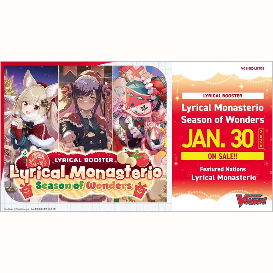 Bushiroad, Inc. Trading Card Games CARDFIGHT!! VANGUARD DIVINEZ: LYRICAL BOOSTER: LBT2 LYRICAL MONASTERIO: SEASON OF WONDERS 8885021121871 VGEDZLBT02