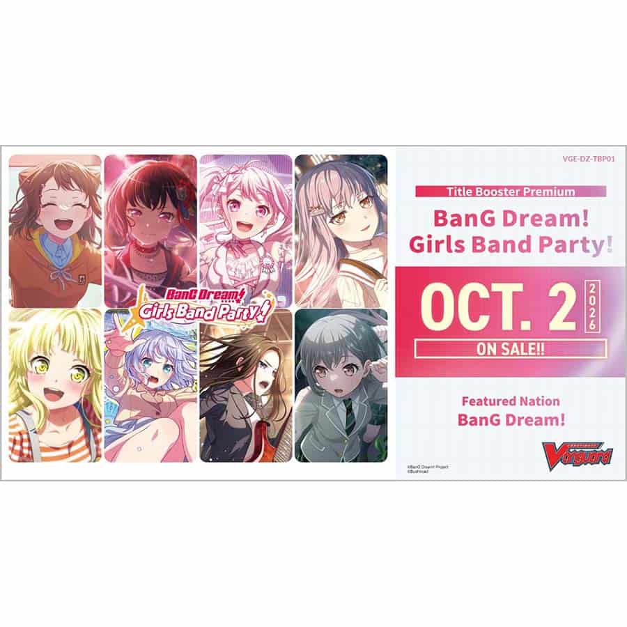 Bushiroad, Inc. Trading Card Games CARDFIGHT!! VANGUARD: TITLE BOOSTER PREMIUM: BANG DREAM! GIRLS BAND PARTY! 8885021123202 VGEDZTBP01