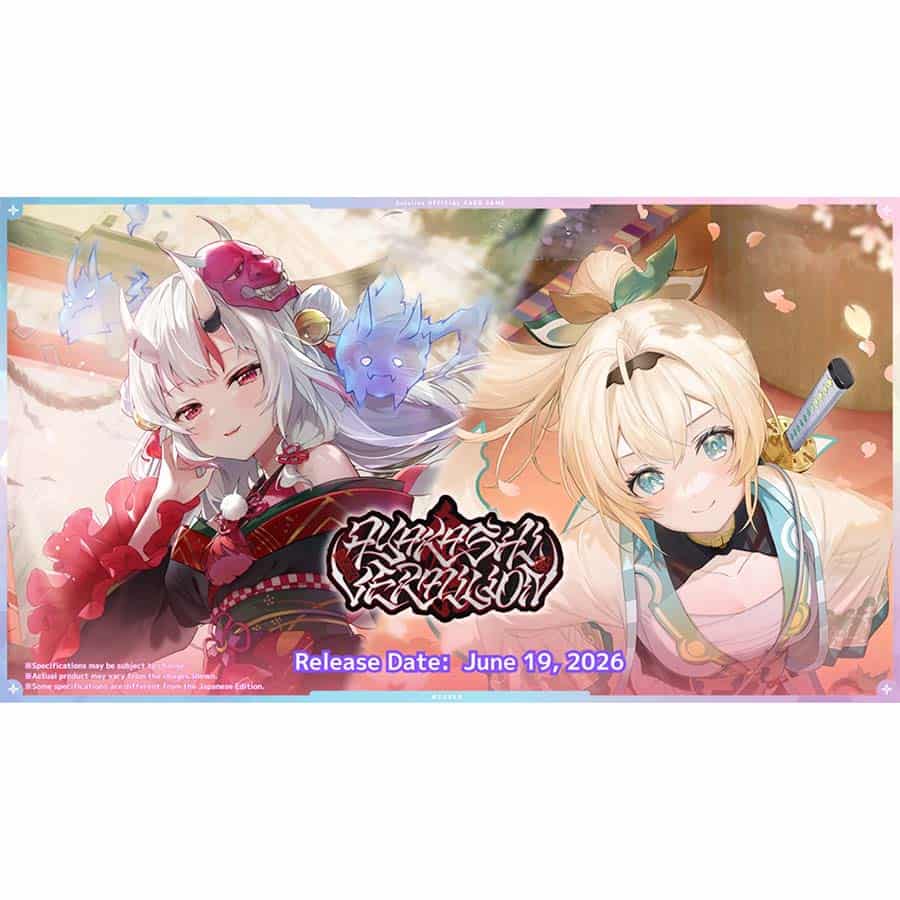 Bushiroad, Inc. Trading Card Games HOLOLIVE OFFICIAL CARD GAME BOOSTER BOX: AYAKASHI VERMILION (12CT) 4580883381558 HOCGHBP06E