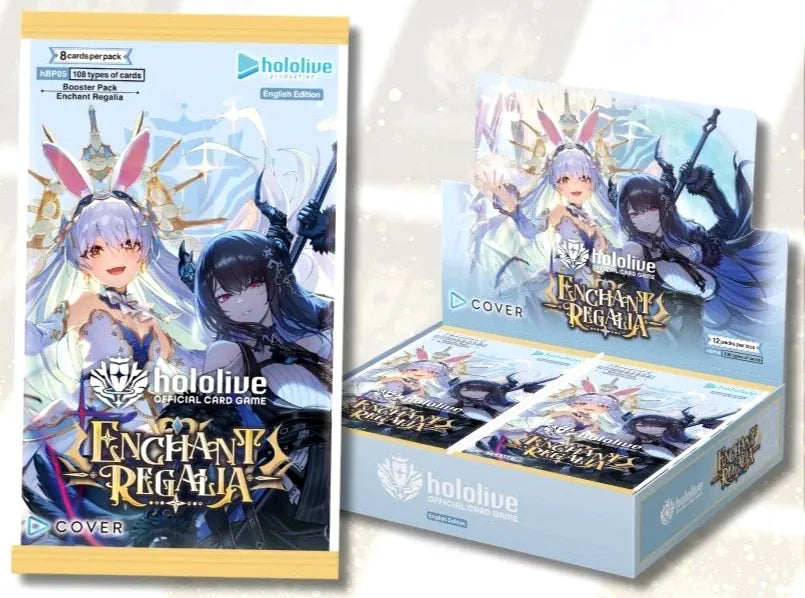 Bushiroad, Inc. Trading Card Games Hololive Official Card Game Booster Box: Enchant Regalia (12ct.) 4580883362175 HOCGHBP05E
