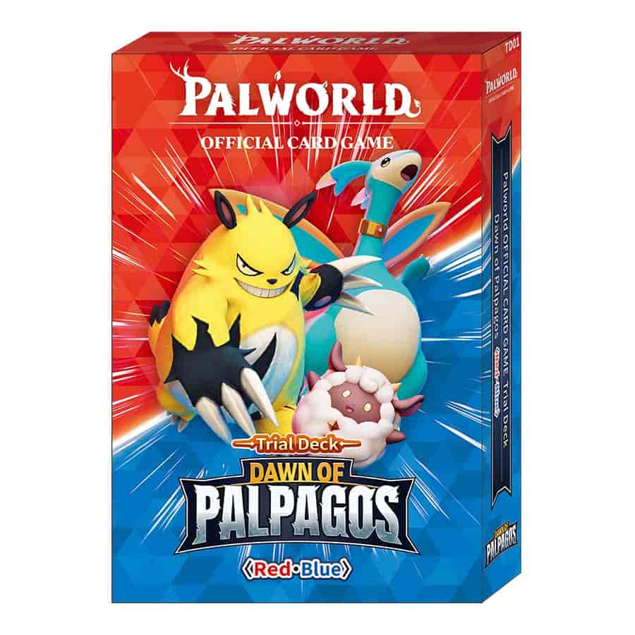 Bushiroad, Inc. Trading Card Games PALWORLD OFFICIAL CARD GAME: TRIAL DECK: DAWN OF PALPAGOS: BLUE-RED 8885021122847 POCGETD01