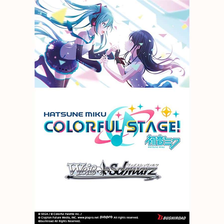 Bushiroad, Inc. Trading Card Games Weiss Schwarz: Hatsune Miku: Colorful Stage: Booster Pack 8885021120843 WSEBPPJSS91