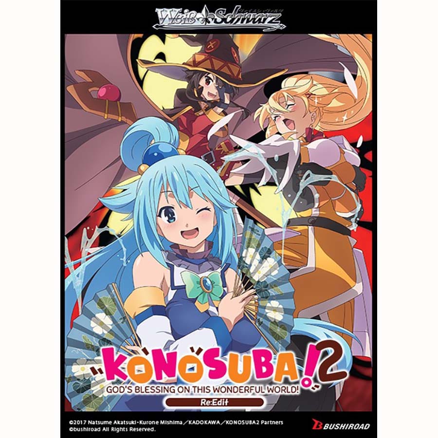 Bushiroad, Inc. Trading Card Games WEISS SCHWARZ: KONOSUBA GOD'S BLESSING RE:EDIT BOOSTER BOX 8885021120522 WSEBPKSW75