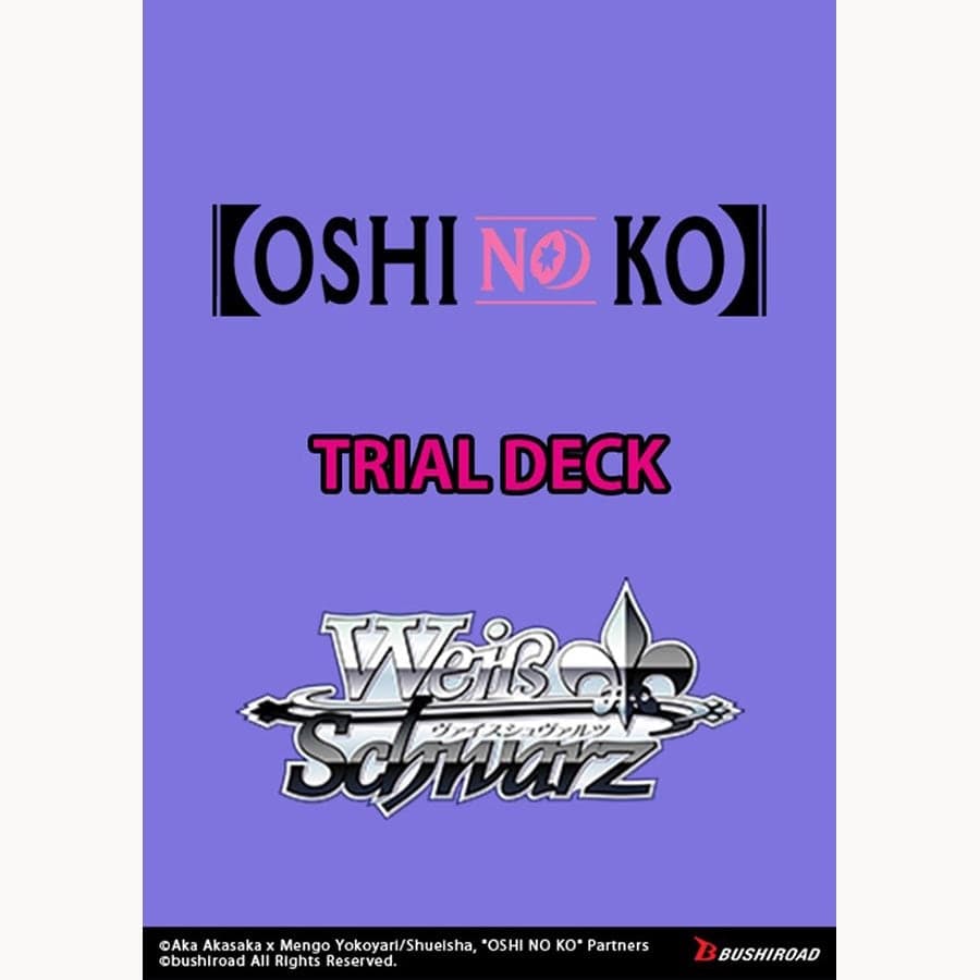 Bushiroad, Inc. Trading Card Games Weiss Schwarz: Oshi No Ko - Trial Deck 8885009409311 WSETDOSKS107