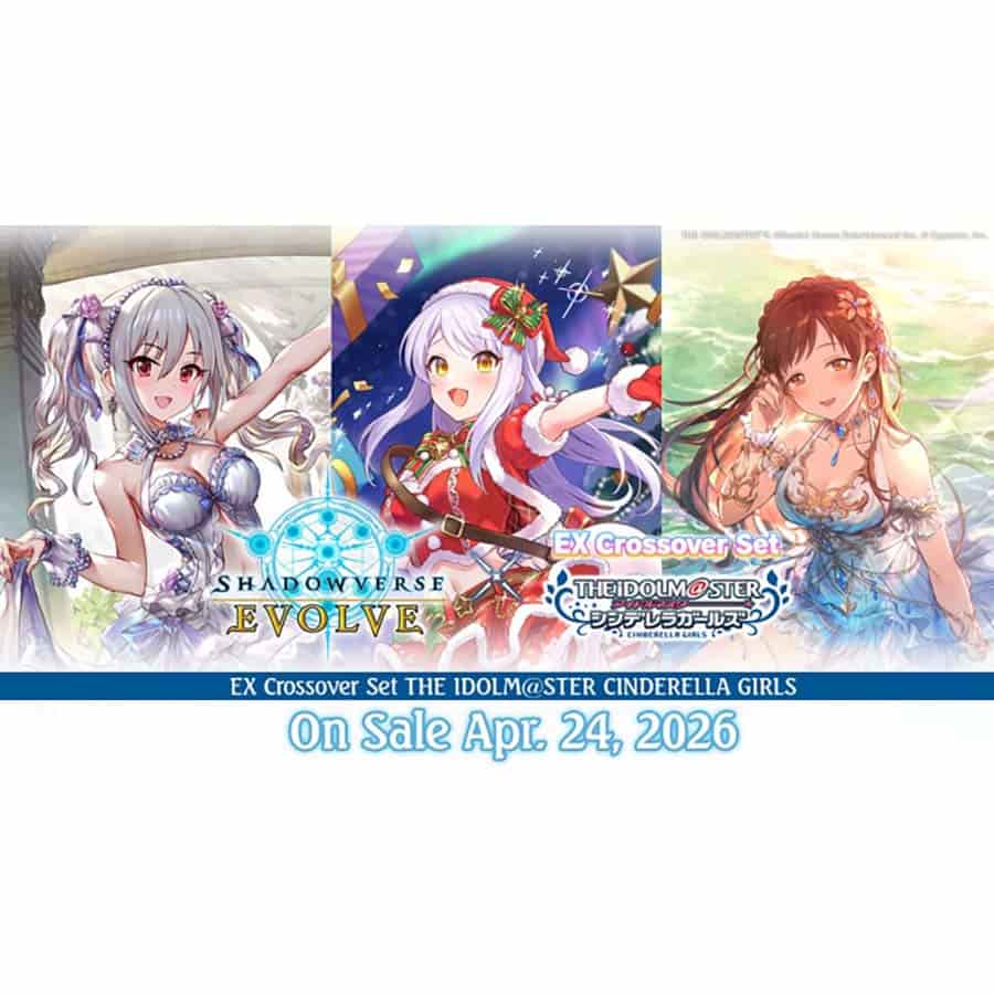 Bushiroad, Inc. Trading Cards > Other Shadowverse Evolve: EX Crossover Set: The Idolmaster Cinderella Girls Booster Display Box (8ct.) 8885021122304 SVEEECP02