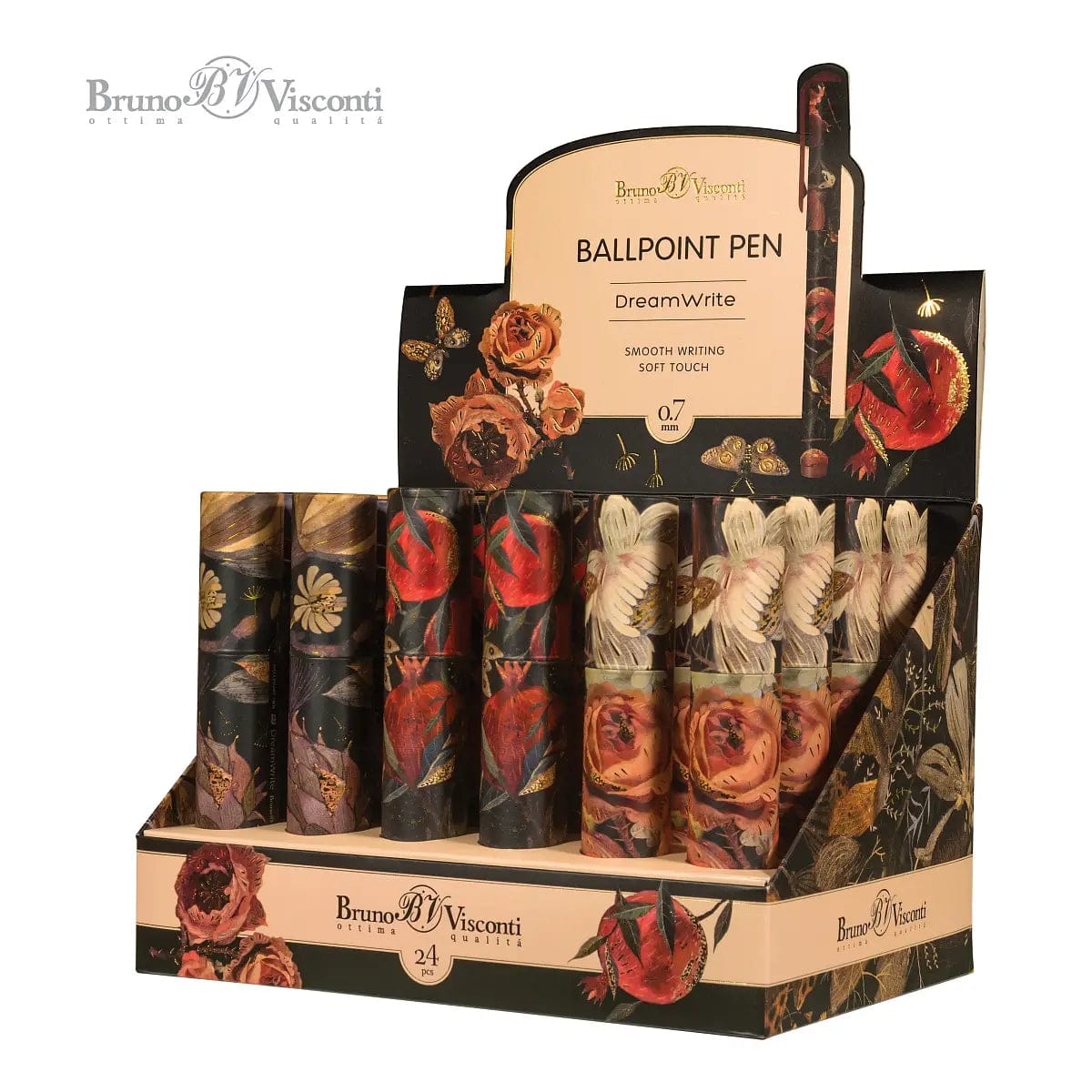 BV by Bruno Visconti (Faire) Stationery Dreamwrite Ballpoint Pen - Lush Flora Series 5056498440441 20-0264/14