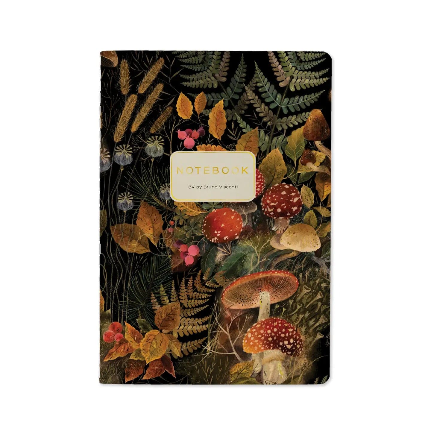 BV by Bruno Visconti (Faire) Stationery > Notebooks Forest Mushrooms Notebook 5056498469039 7-40-505/52