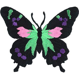 C&D Visionary Apparel > Patches CDX Butterfly Black And Neon Patch 30078716 P-5068