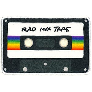 C&D Visionary Apparel > Patches CDX Rad Mix Tape Patch 28800764 P-4941