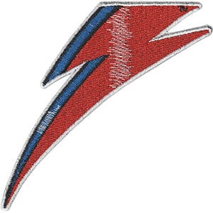 C&D Visionary Apparel > Patches David Bowie Bolt Glitter Patch 28767996 P-4581-G