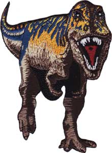 C&D Visionary Apparel > Patches DSX Dinosaurs Purple & Brown T Patch 29521660 P-4010