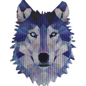 C&D Visionary Apparel > Patches DSX Fractal Wolf Patch 31323900 P-DSX-4643