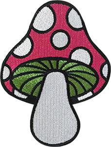 C&D Visionary Apparel > Patches DSX Mushroom Pink W/Dots Patch 32470780 P-DSX-4868