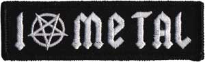C&D Visionary Apparel > Patches DSX Music Themed I Love Metal Patch 29718268 P-3898