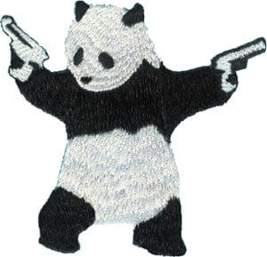 C&D Visionary Apparel > Patches DSX Panda With Gun Patch 29193980 P-3697