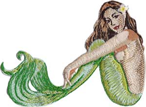 C&D Visionary Apparel > Patches DSX Surf Mermaid Patch 29587196 P-3805