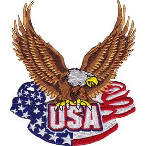 C&D Visionary Apparel > Patches DSX USA Flag With Eagle Patch 30111484 P-4344
