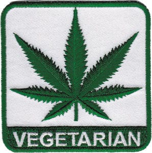 C&D Visionary Apparel > Patches DSX Weed Indeed Vegetarian Pot Patch 28735228 P-3626