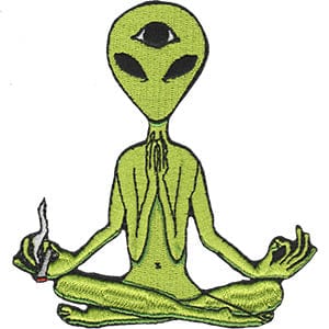 C&D Visionary Apparel > Patches JSX Alien - Zen Alien Patch 33060604 P-JSX-0017