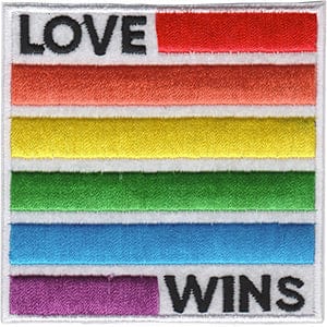 C&D Visionary Apparel > Patches JSX LGBTQ + Love Wins Patch 32798460 P-JSX-0006