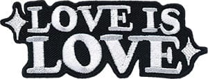 C&D Visionary Apparel > Patches JSX Love Is Love B & W Patch 33158908 P-JSX-0089