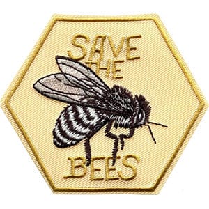 C&D Visionary Apparel > Patches JSX Save The Bees Patch 32896764 P-JSX-0067