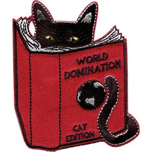 C&D Visionary Apparel > Patches JSX World Domination Cat Patch 32929532 P-JSX-0082
