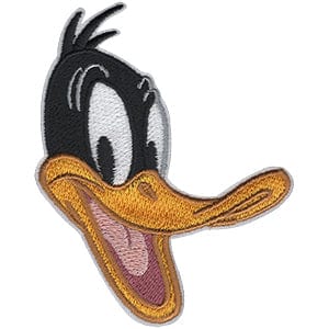 C&D Visionary Apparel > Patches Looney Tunes Daffy Duck Head Patch 33191676 P-LNT-0005