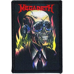 C&D Visionary Apparel > Patches Megadeth On Fire Patch 30668540 P-5260