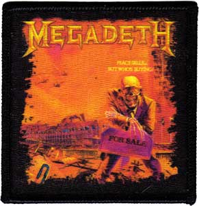 C&D Visionary Apparel > Patches Megadeth Peace Sells S.S. Patch 29128444 P-1146