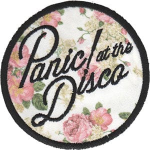 C&D Visionary Apparel > Patches Panic At The Disco Floral Logo Patch 29030140 P-4450