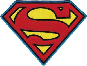 C&D Visionary Apparel > Patches S/O DC Comics Superman W: 7 1/ Patch 31553276 P-DC-0187