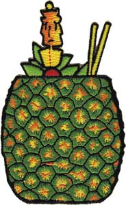 C&D Visionary Apparel > Patches S/O Hawaii Pineapple Drink Patch 28604156 P-3927