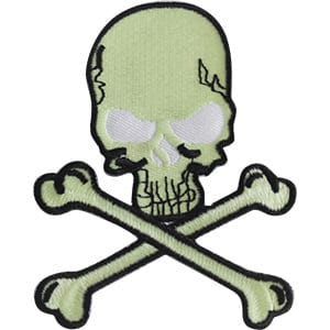 C&D Visionary Apparel > Patches S/O Skull And Crossbones Glow Patch 31389436 P-DSX-4652