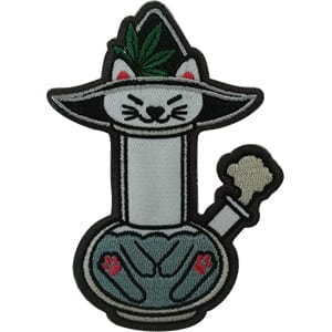 C&D Visionary Apparel > Patches S/O Weed Indeed Bong Kitty Patch 32634620 P-DSX-4801
