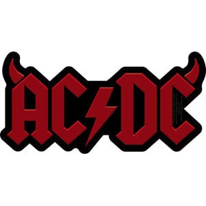 ACDC Logo With Horns Sticker