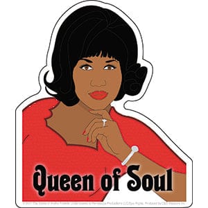 Aretha Franklin Queen of Soul Sticker