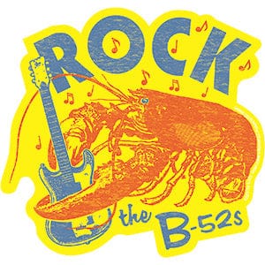 B-52's Rock Lobster Sticker