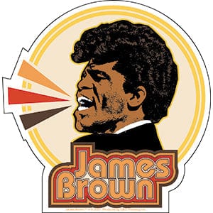 C&D Visionary Decor > Stickers James Brown Singing Circle Sticker 21214460 S-8446