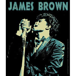 C&D Visionary Decor > Stickers James Brown Singing In Blue Sticker 21148924 S-8447