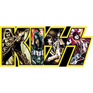 C&D Visionary Decor > Stickers Kiss Band Logo Yellow Sticker 19248380 S-8234