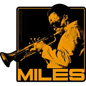 C&D Visionary Decor > Stickers Miles Davis Orange Trumpet Sticker 21017852 S-8421
