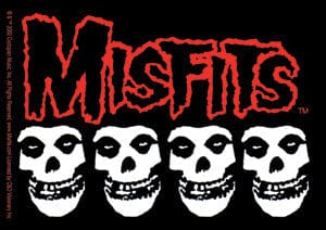 C&D Visionary Decor > Stickers Misfits - 4 Skulls Sticker 19543292 S-0940