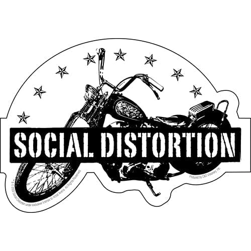 C&D Visionary Decor > Stickers Social Distortion Moto Stars Sticker 21476604 S-8490