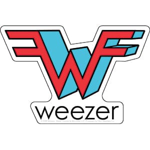 C&D Visionary Decor > Stickers Weezer W Logo Sticker 20788476 S-8411