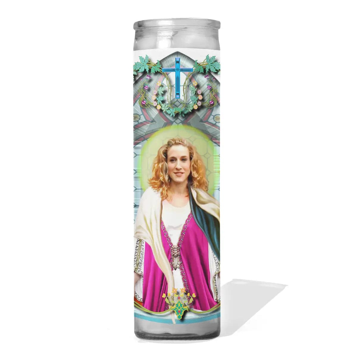 Calm Down Caren Decor > Candles Carrie Bradshaw Celebrity Prayer Candle - Sex and the City 56058364